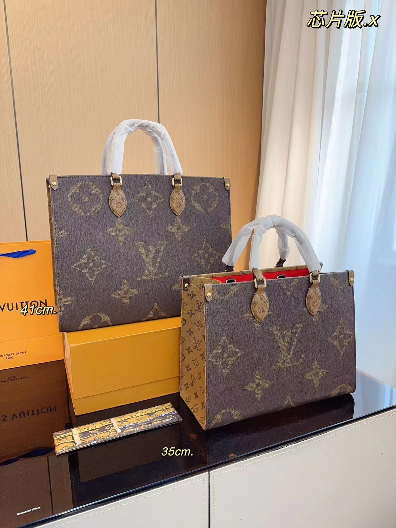 LV M46373#  芯片吧版 Lady's handbag with box