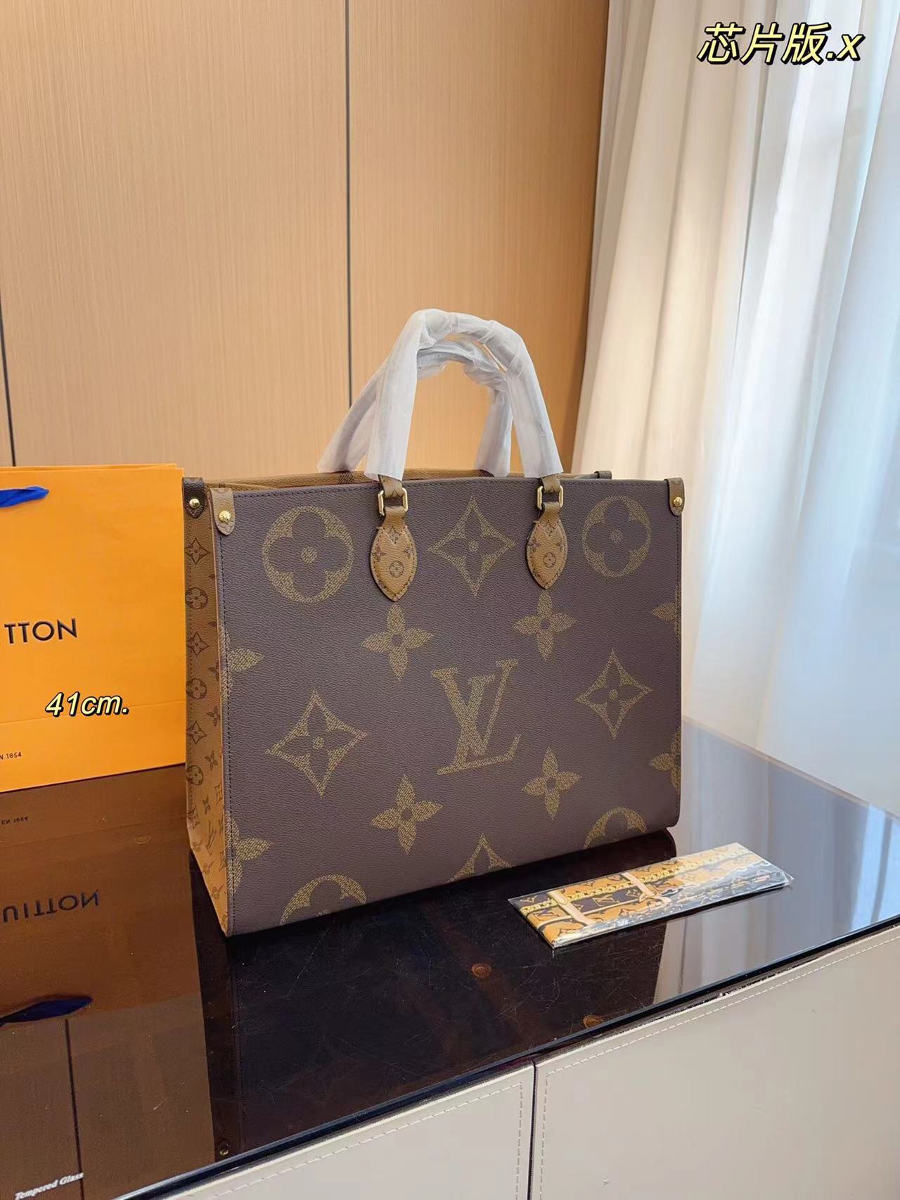 LV M46373#  芯片吧版 Lady's handbag with box
