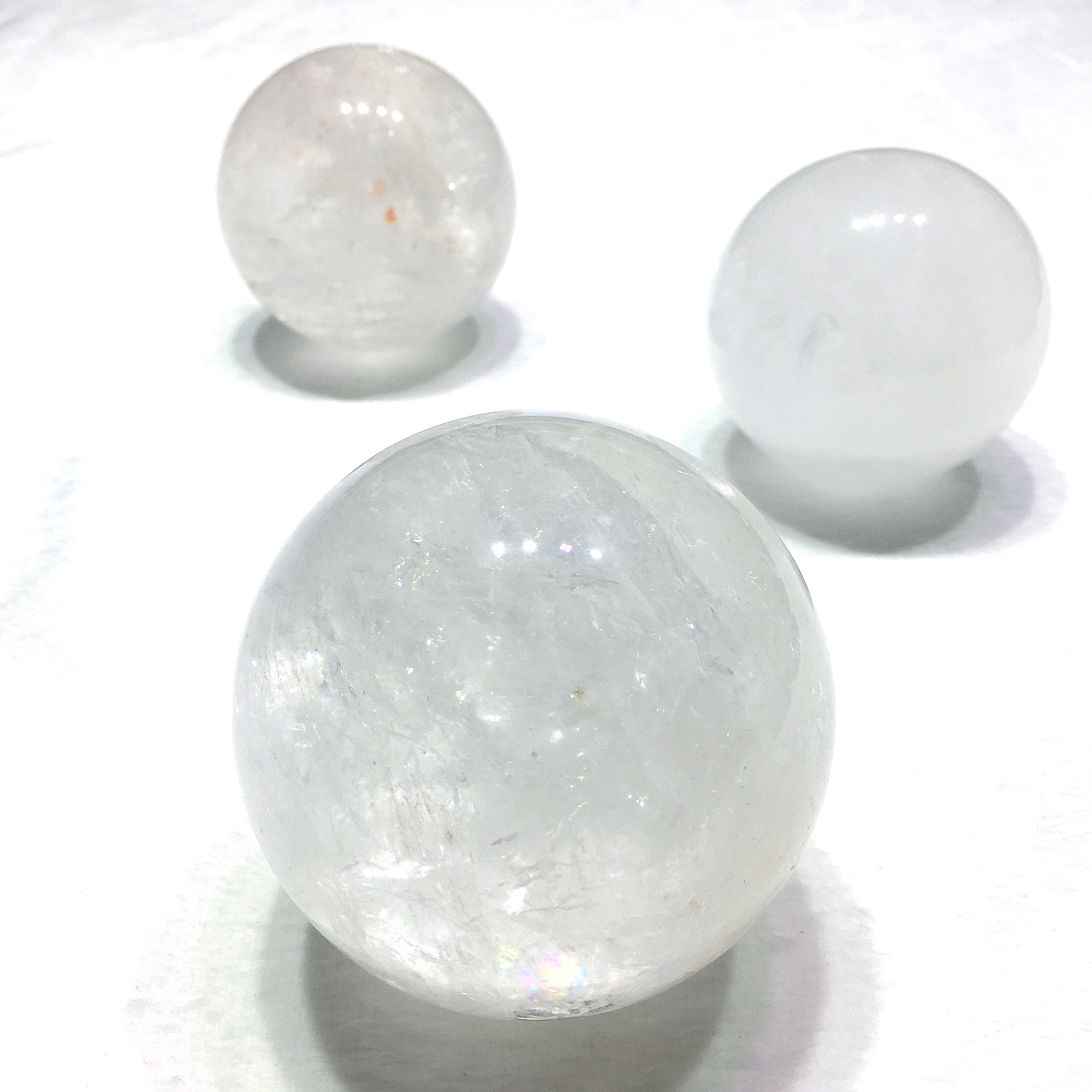clear quartz big  sphere