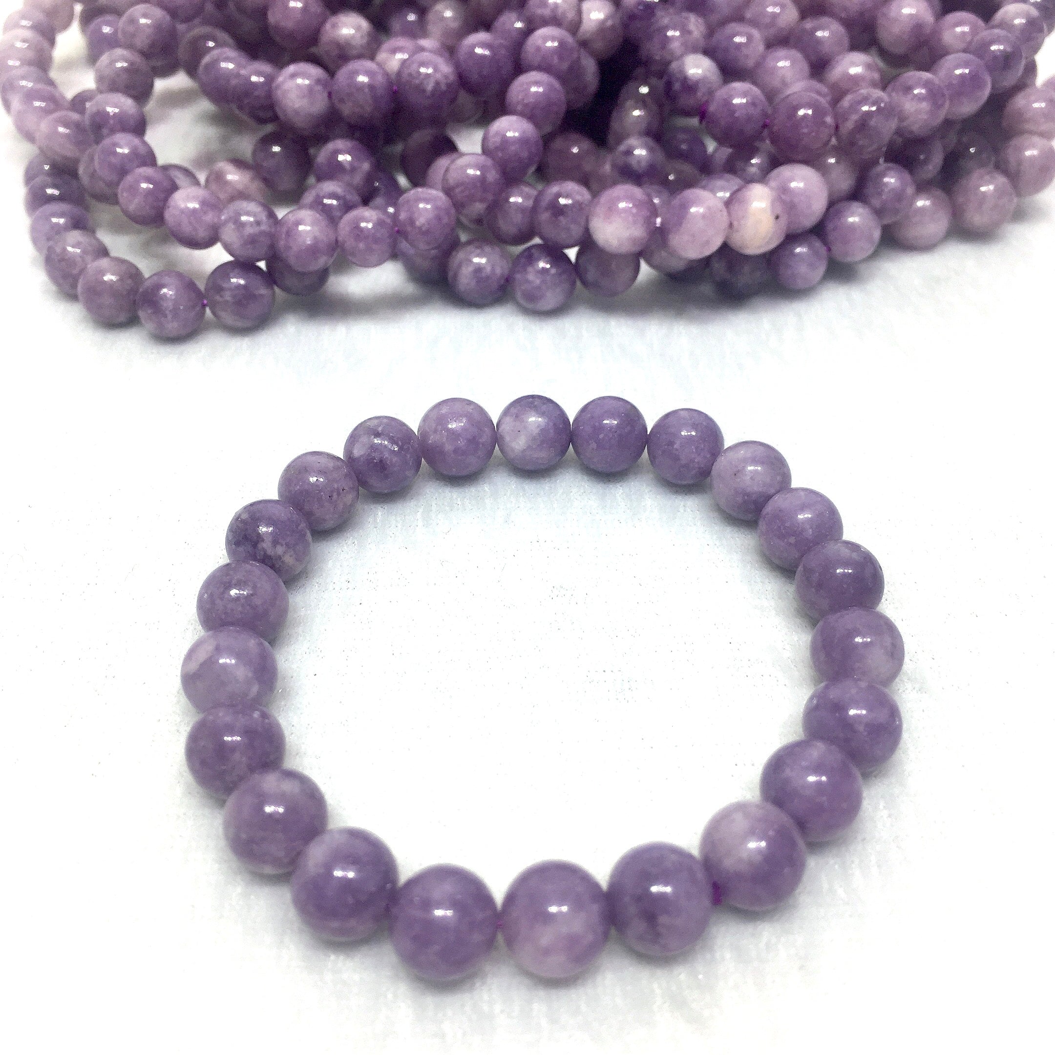 lepidolite bracelet