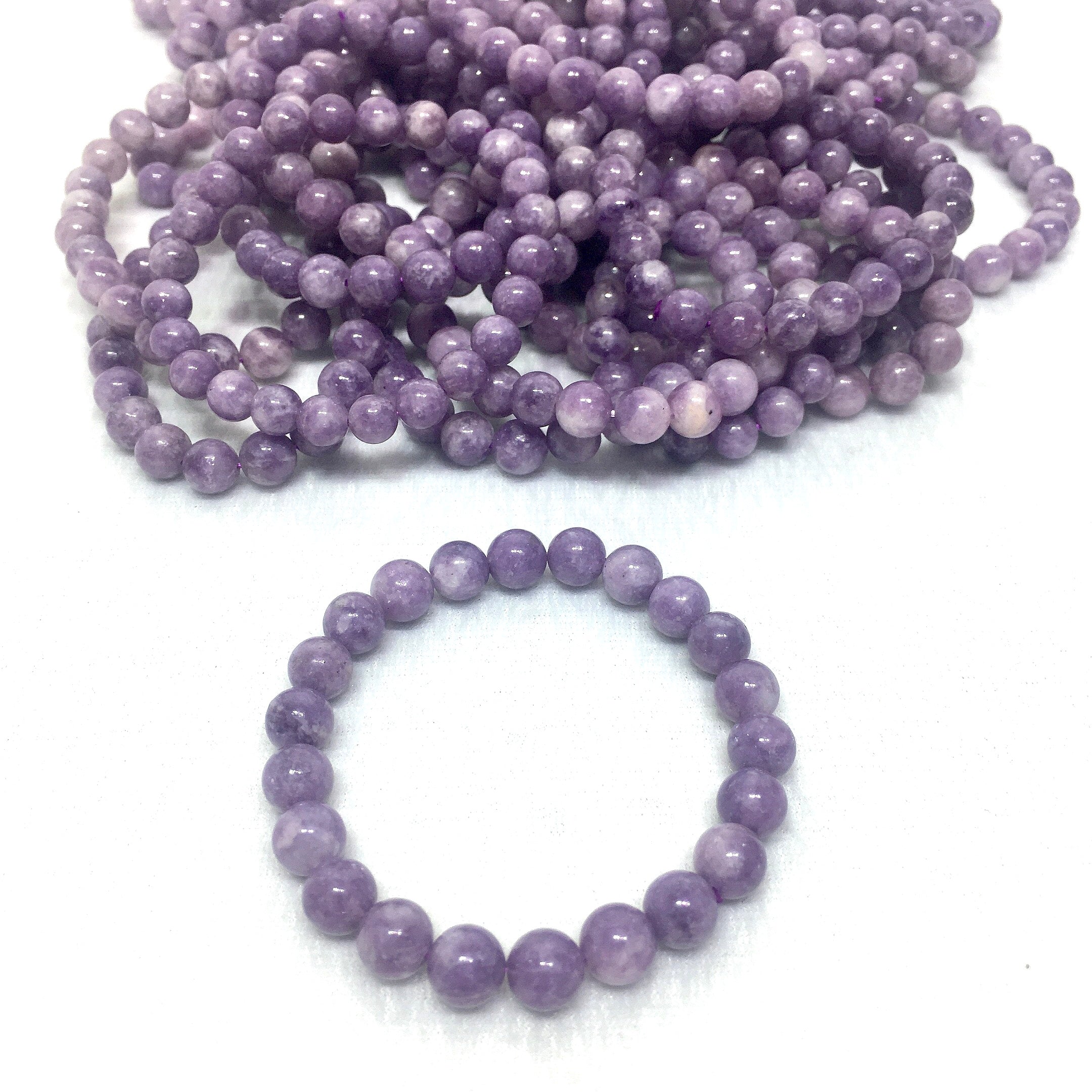 lepidolite bracelet