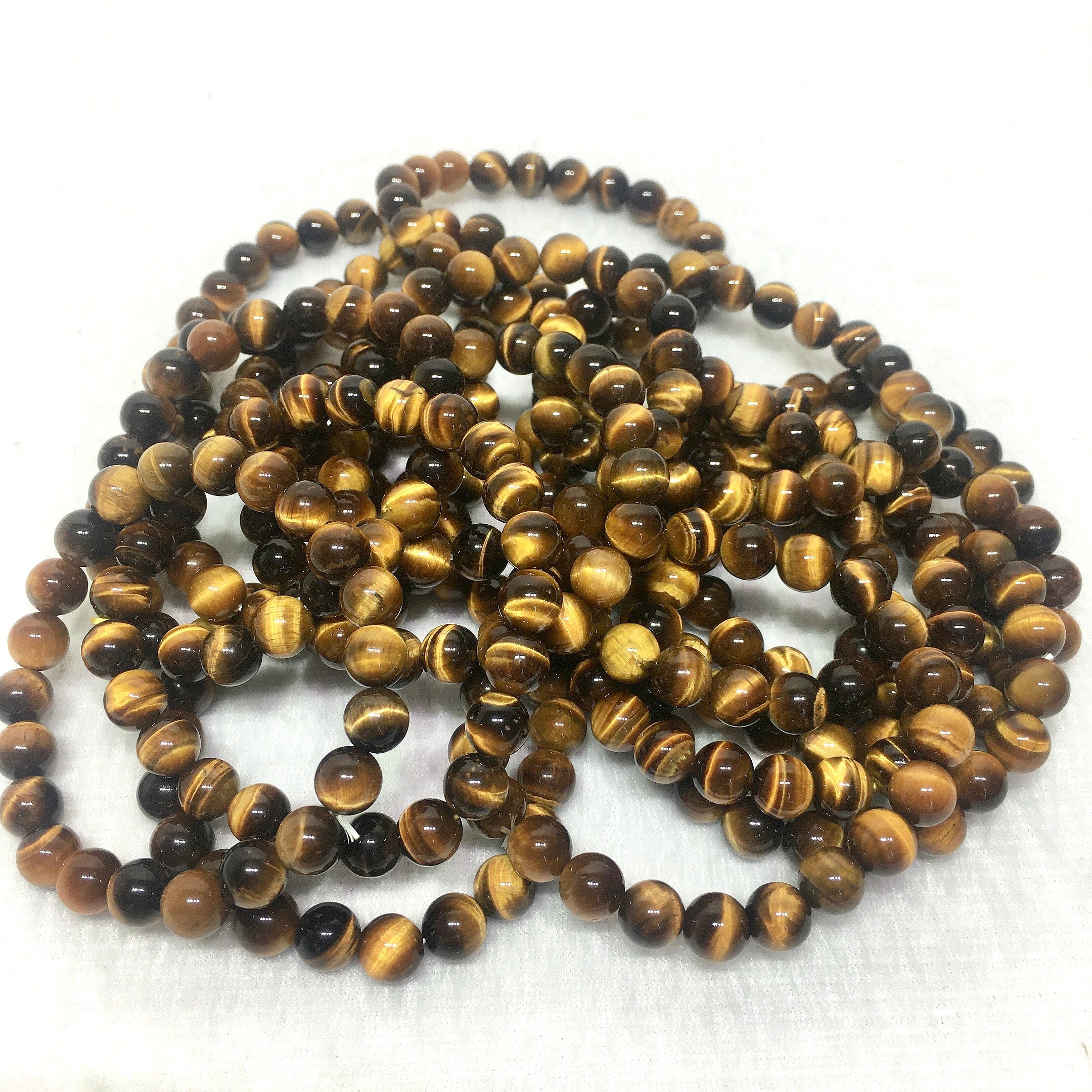 yellow tiger eyes bracelet