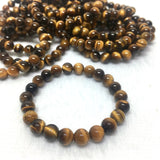 yellow tiger eyes bracelet