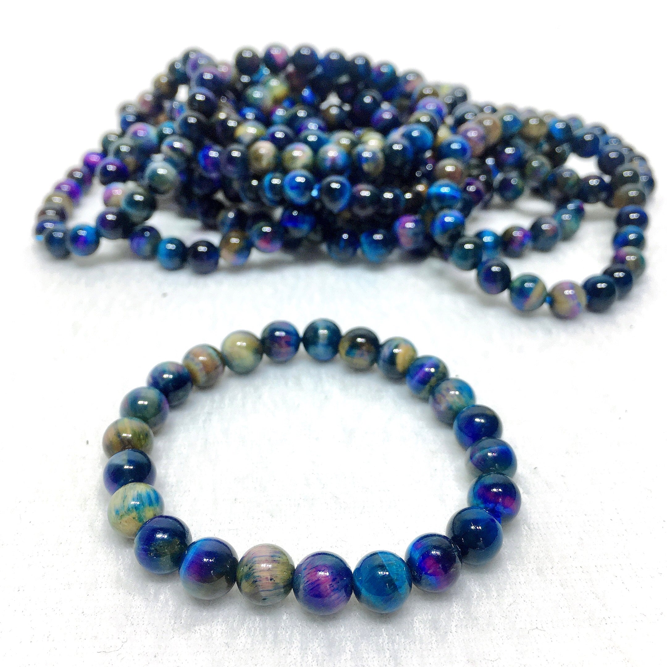 galaxy tiger eye bracelet