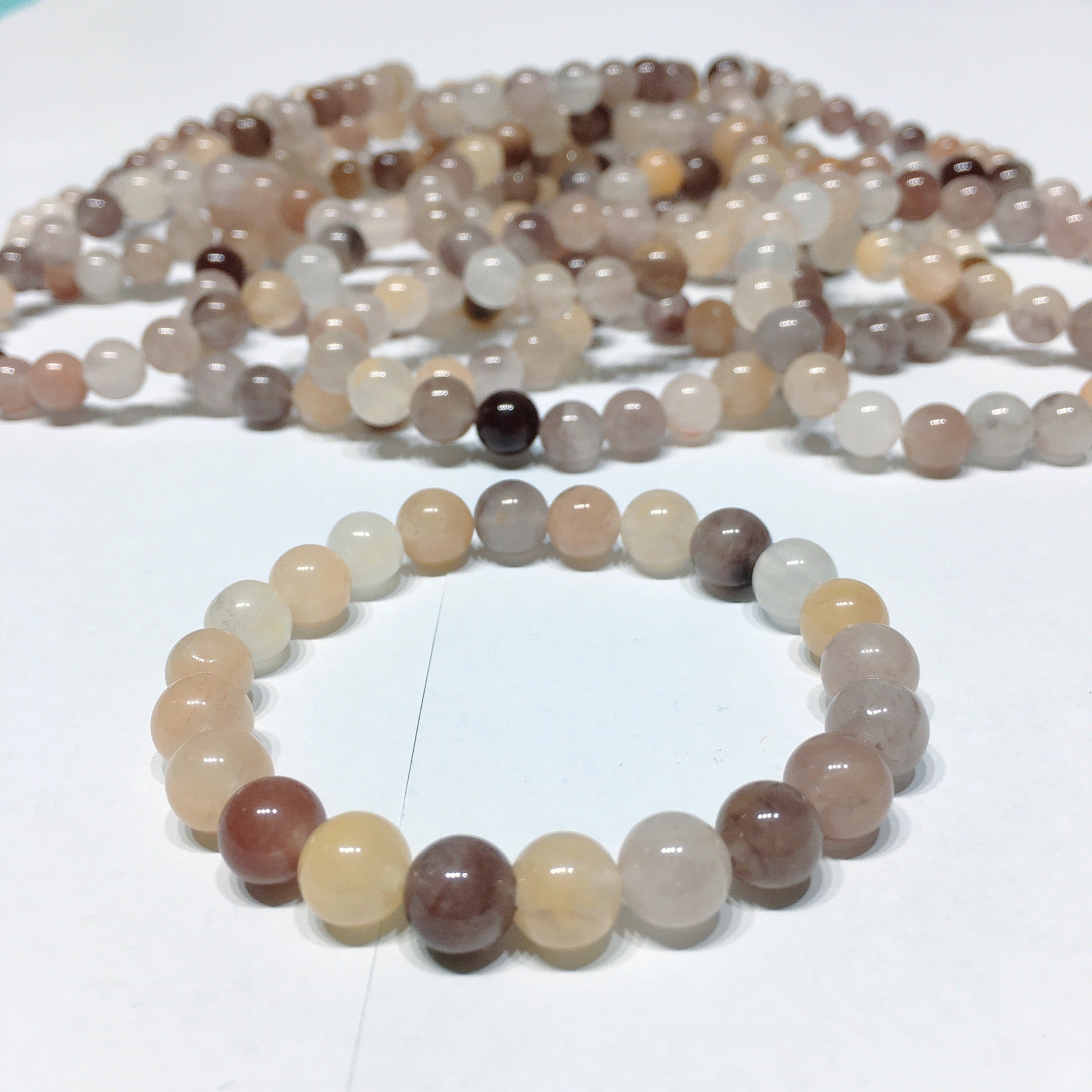 strawberry jade bracelet