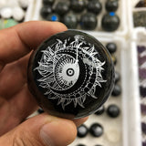 black obsidian  sphere
