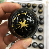 black obsidian  sphere