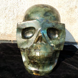 labradorite big skull