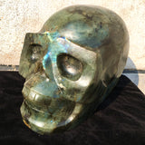 labradorite big skull