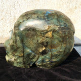 labradorite big skull