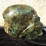 labradorite big skull