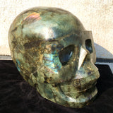 labradorite big skull