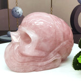 rose quartz big skull            B4