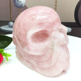 rose quartz big skull            B4