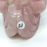 rose quartz big skull            B4