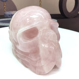 rose quartz big skull        B5