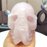 rose quartz big skull        B5