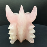 rose quartz dragon head            B6
