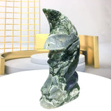 moss agate moon face             B7