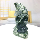 moss agate moon face             B7