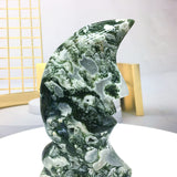 moss agate moon face             B7