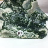 moss agate moon face             B7
