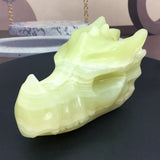 Afghan jade  dragon head     B10