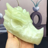 Afghan jade  dragon head     B10