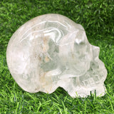 clear quartz alien skull    B15