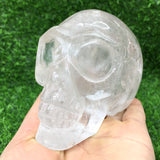 clear quartz alien skull    B15