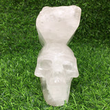 clear quartz    skull      B21