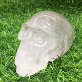 clear quartz   skull  B22