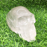 clear quartz   skull  B22