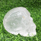 clear quartz  skull  B23