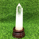 clear quartz   raw tower   B24