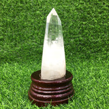 clear quartz   raw  tower   B25