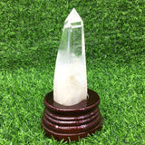 clear quartz   raw  tower   B25