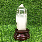 clear quartz   raw tower       B26