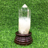 clear quartz  raw  tower           B27