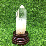 clear quartz  raw  tower           B27