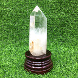 clear quartz  raw  tower           B27