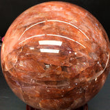 fire quartz sphere    B44