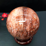 fire quartz sphere    B44
