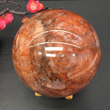 fire quartz sphere   B45