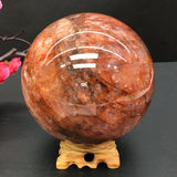 fire quartz sphere   B45