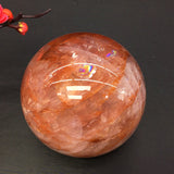 fire quartz sphere    B46
