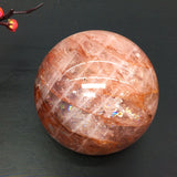 fire quartz sphere    B46