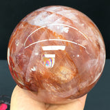 fire quartz sphere    B46