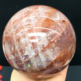 fire quartz sphere    B46