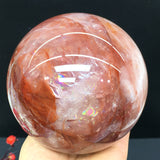 fire quartz sphere    B46